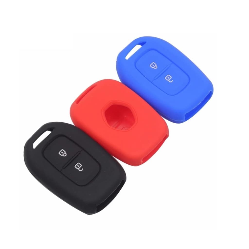 Capa de Silicone para Chave Renault Kwid Sandero Oroch Logan 2 Botões