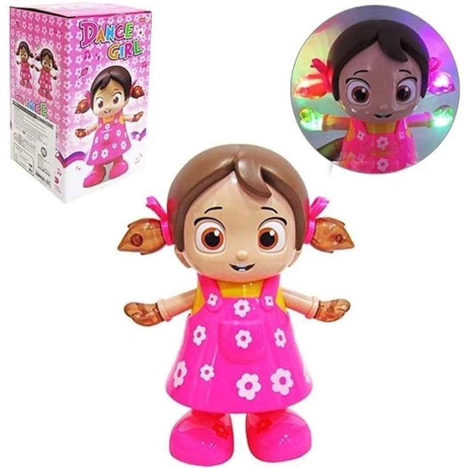 Boneca Dançarina Musical com luz e som Dance Girl Brinquedo Infantil