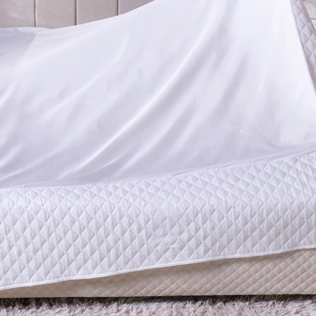 Saia para Cama Box Solteiro Matelasse Ultrassonico Várias Cores