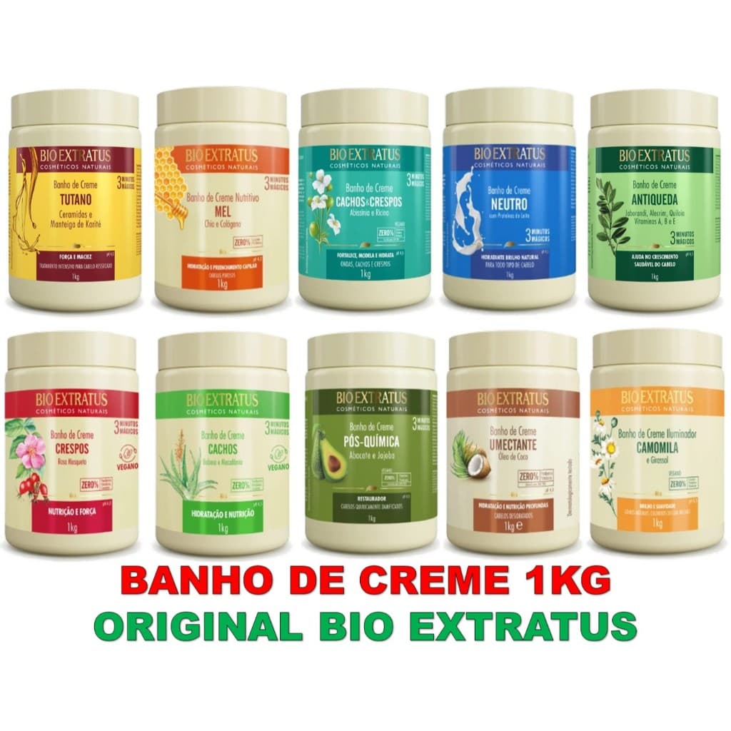 BANHO DE CREME 1KG BIO EXTRATUS