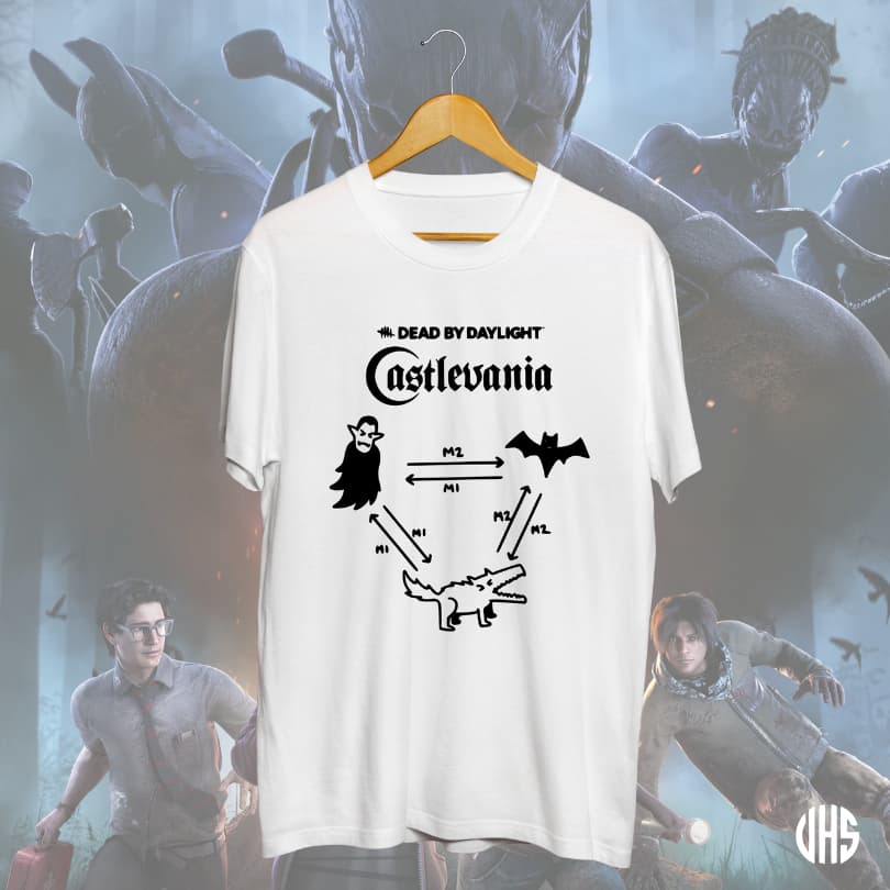 Camisa Dead By Daylight Castlevania Algodão Unissex