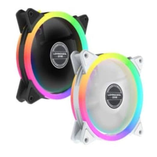 Kit 3 Cooler Fan RGB Gamer Para CPU Gabinete Com Controlador