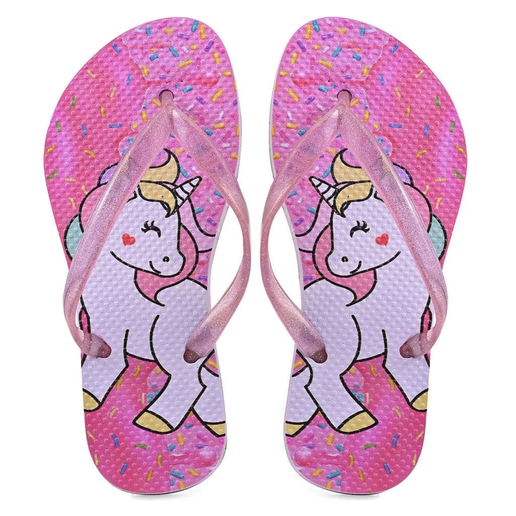 Chinelo Infantil Unicórnio Menina Super Confortável e Leve Henry Kids