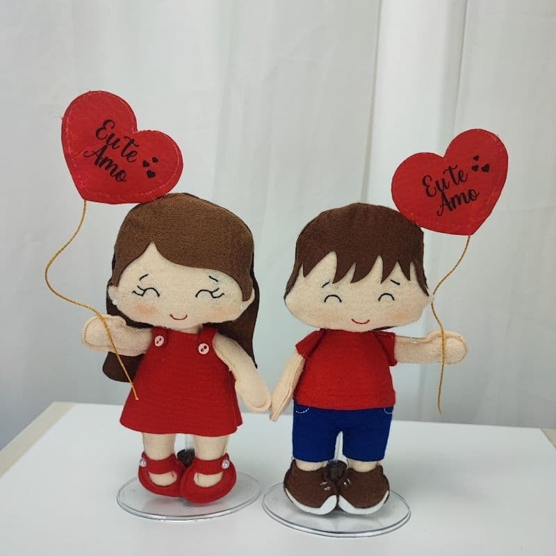 Presente Boneco(a) Personalizado Eu e Você- Dia dos namorados- Aniversário namoro/casamento