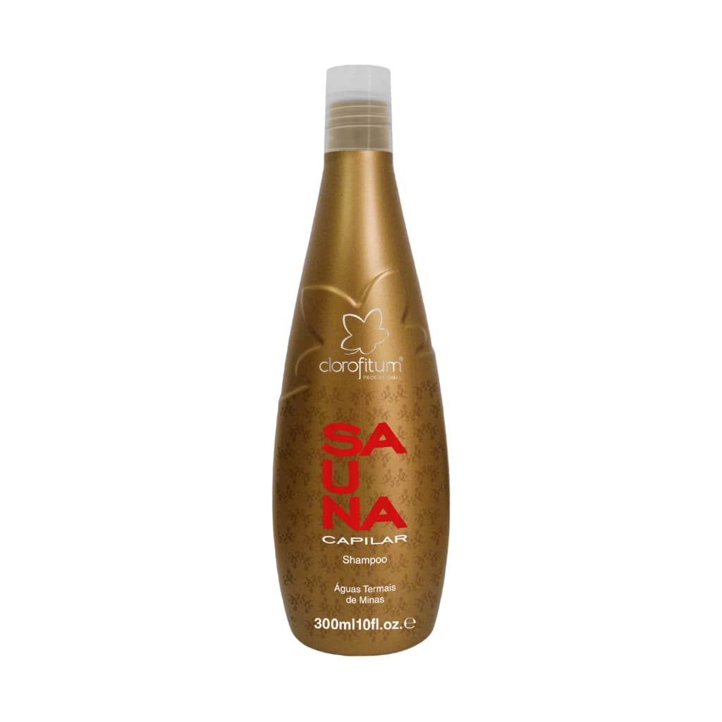 Shampoo para Crescimento Capilar Linha Sauna 300ml Hidratação Revitalização e Detox Capilar