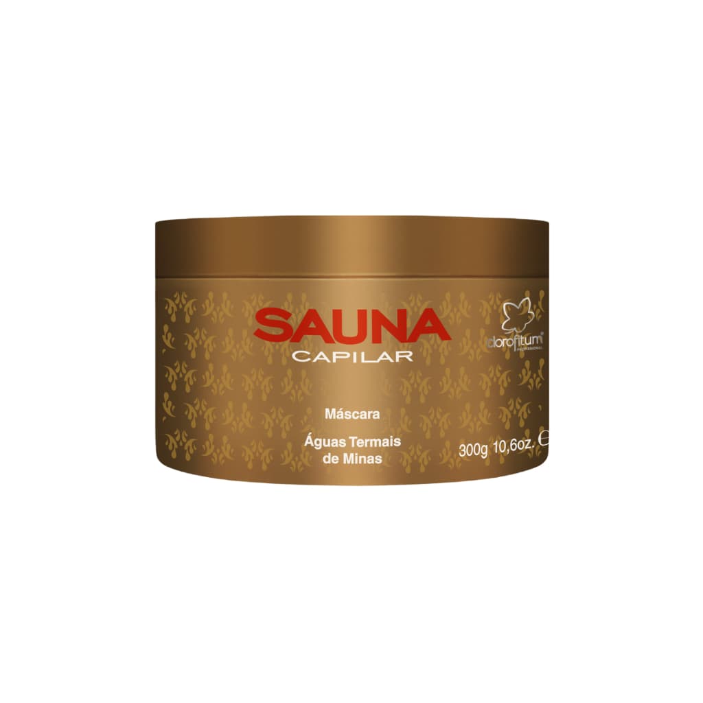 Máscara Crescimento Capilar de 300g linha Sauna Hidratação, Nutrição, Revitaliza e Fortalece os Fios