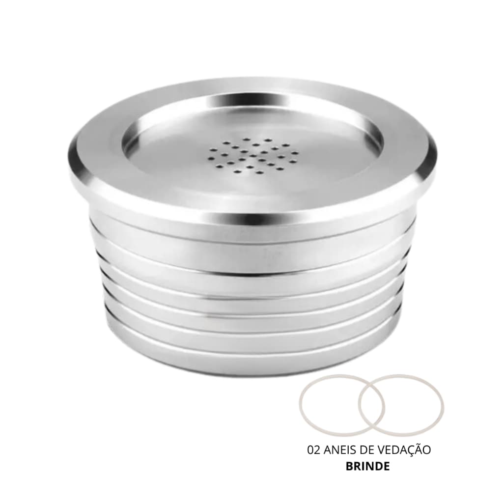 01 Capsula Delta Q Reutilizável Inox DELTA Q QOOL EVOLUTIO - DELTA Q QUICK