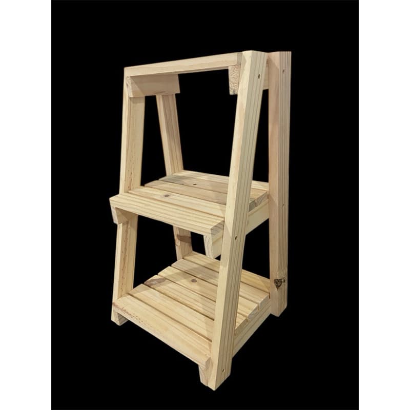 Mini Estante Expositora de Mesa / Expositor / Estante Pirâmide / Estante escada