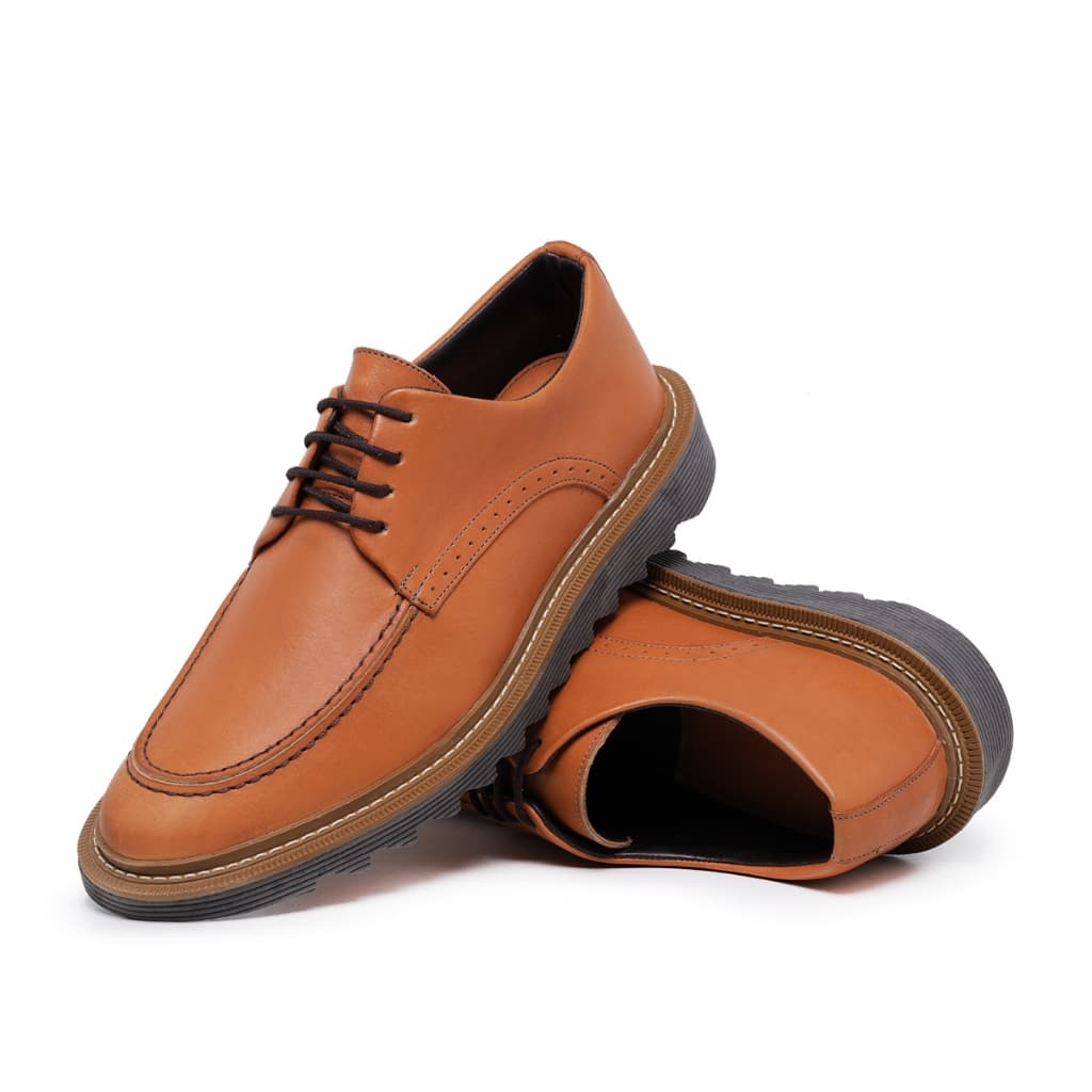 Sapato Oxford Casual Social Modelo em Couro Legítimo Elegante Sofisticado