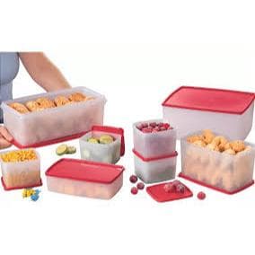 Tupperware para Freezer - Jeitoso, Espaçosa, Caixa Ideal e Mega Caixa