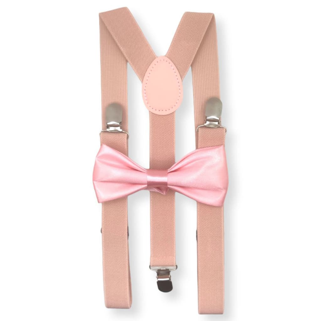 KIT Suspensorio + Borboleta Rose Adulto Infantil Pajem Padrinhos Noivinhos