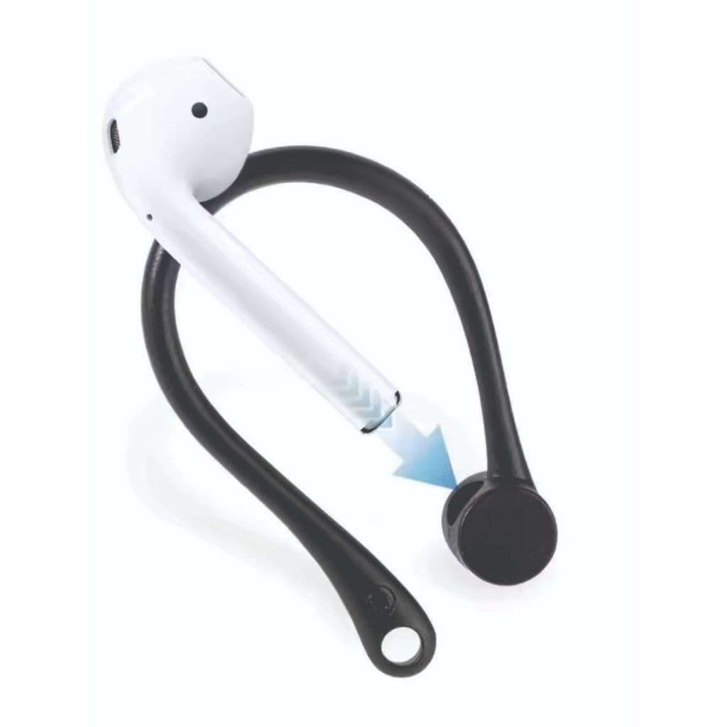 suporte antiqueda para fones  par gancho silicone