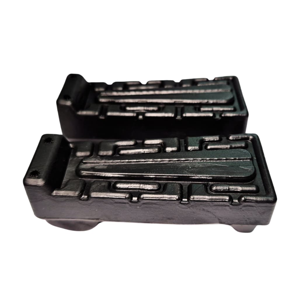 Borracha Estribo Pedaleira Dianteira Yamaha Ybr 2002 A 08 Factor 125 2009 A 2015 Par