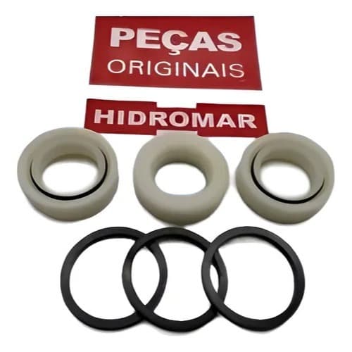 Jogo De Gaxetas 46mm X 28mm Da Lavadora Hidromar Bh6100 3pçs