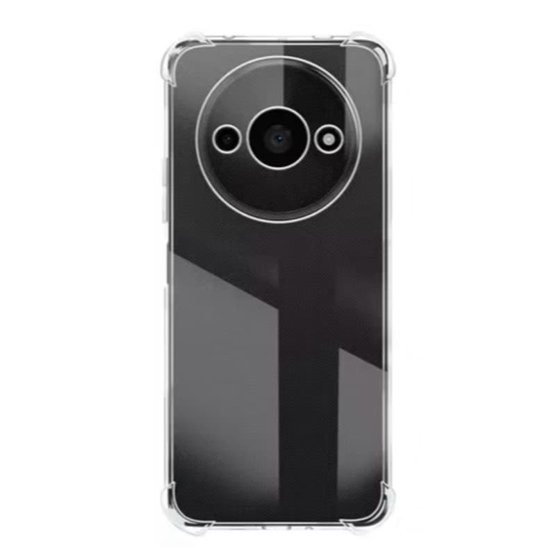 Kit 2X1 Xiaomi Redmi A3x-Película Frontal Ceramica 3D + Capa Transparente TPU Silicone