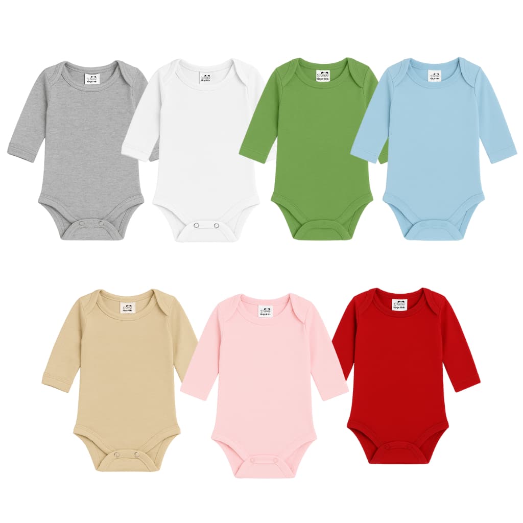 Body Infantil Inverno Bebe Manga Longa 100% Algodão Macio Premium