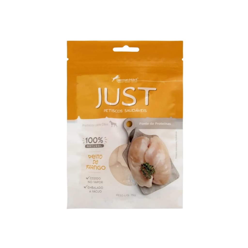 German Hart Petisco Para Cães E Gatos Just Steak Frango 55g