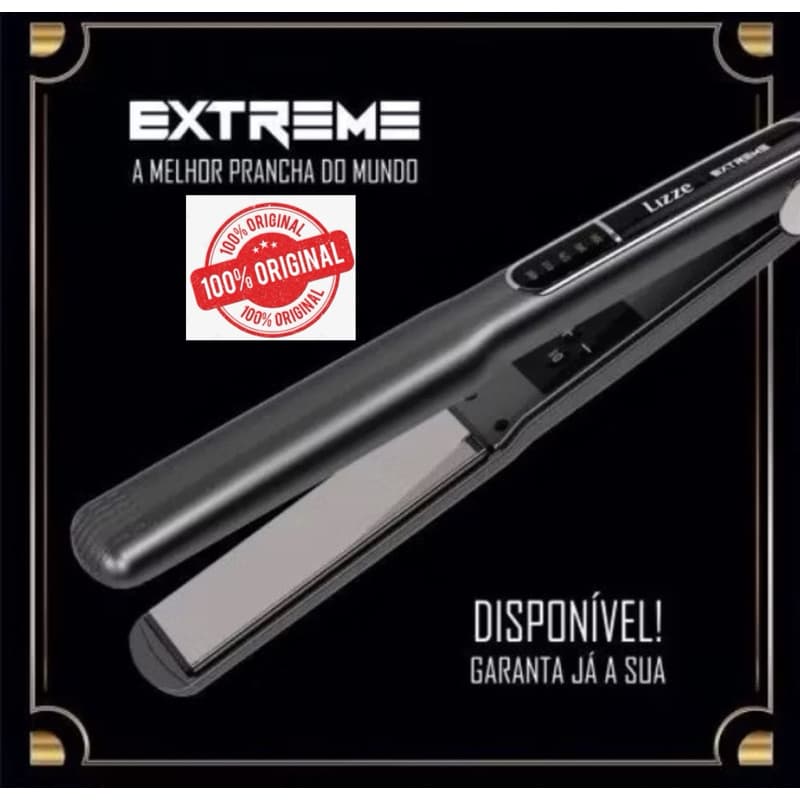 ORIGINAL Prancha Chapinha LIZZE EXTREME 480º F - 250º C  - Prancha Profissional Cabeleireiros Alisamentos