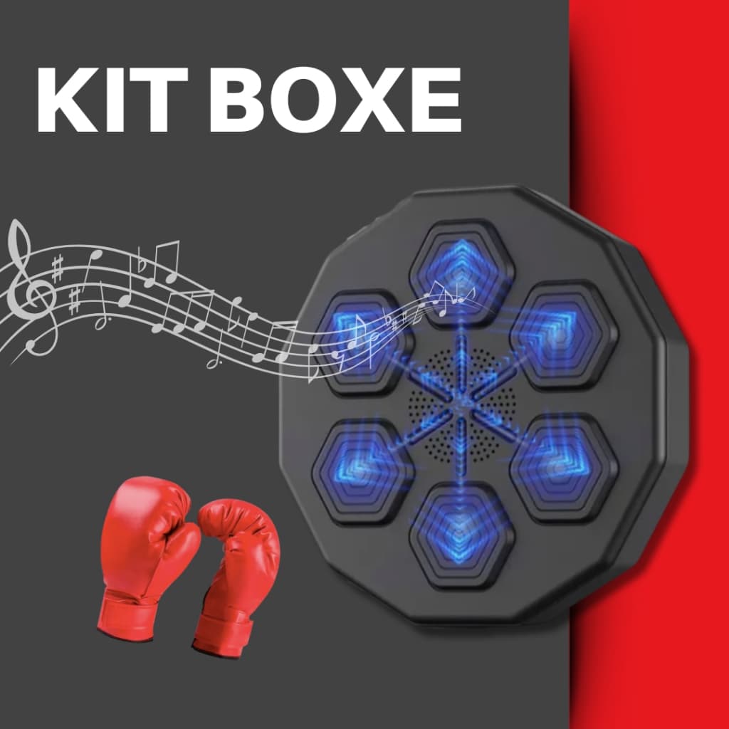 SUPER PROMOÇÃO - Máquina Inteligente de Boxe Soco Música Bluetooth Anti Estresse