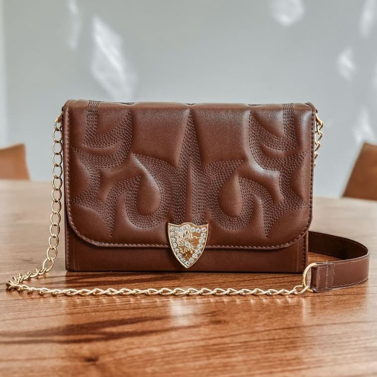 Bolsa Feminina Country Lançamento Metalizada Ana Castelo....ENVIO IMEDIATO!