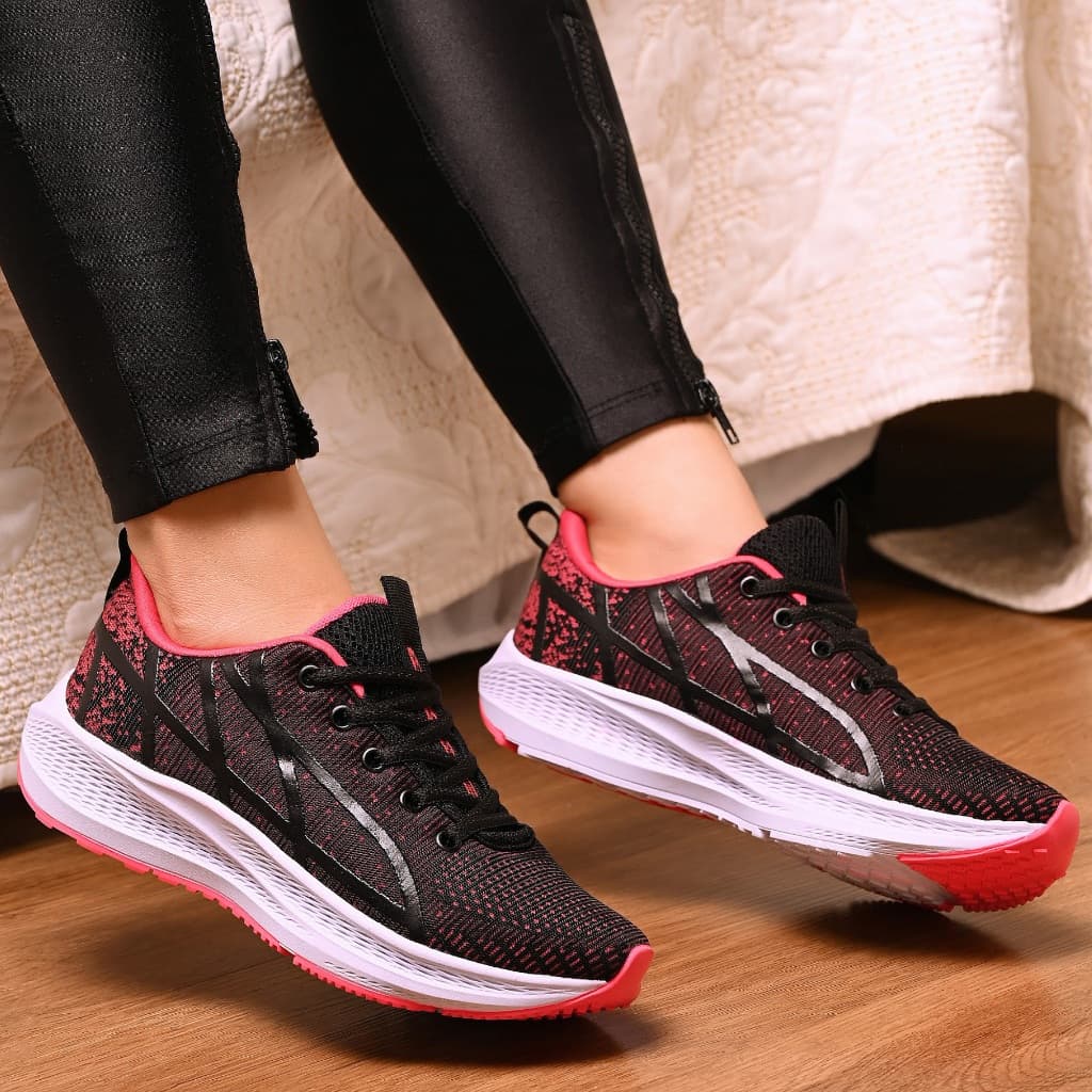 Tênis Feminino Academia caminhada confortavel corrida  esportes confortável 4400