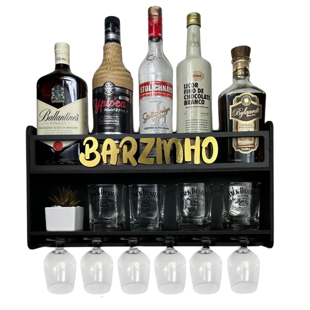 Barzinho Bar  De Parede Suspenso para Bebidas Decoração Adega Sala Área de Churrasco Área de Festas Vários Modelos