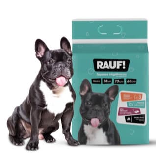 Tapete Higiênico Rauf 70x60 Com 28und - Econômico Para Cães