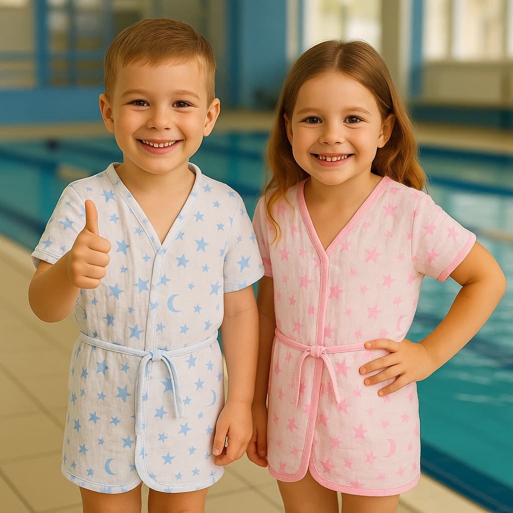Roupão Banho Infantil  Soft Grande  100% algodão menino menina
