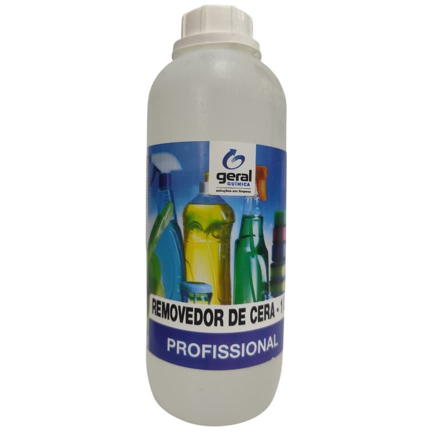 Removedor De Cera Líquido 1L Limpeza Profunda E Instantânea Remove Cera Antiga E Sujidades