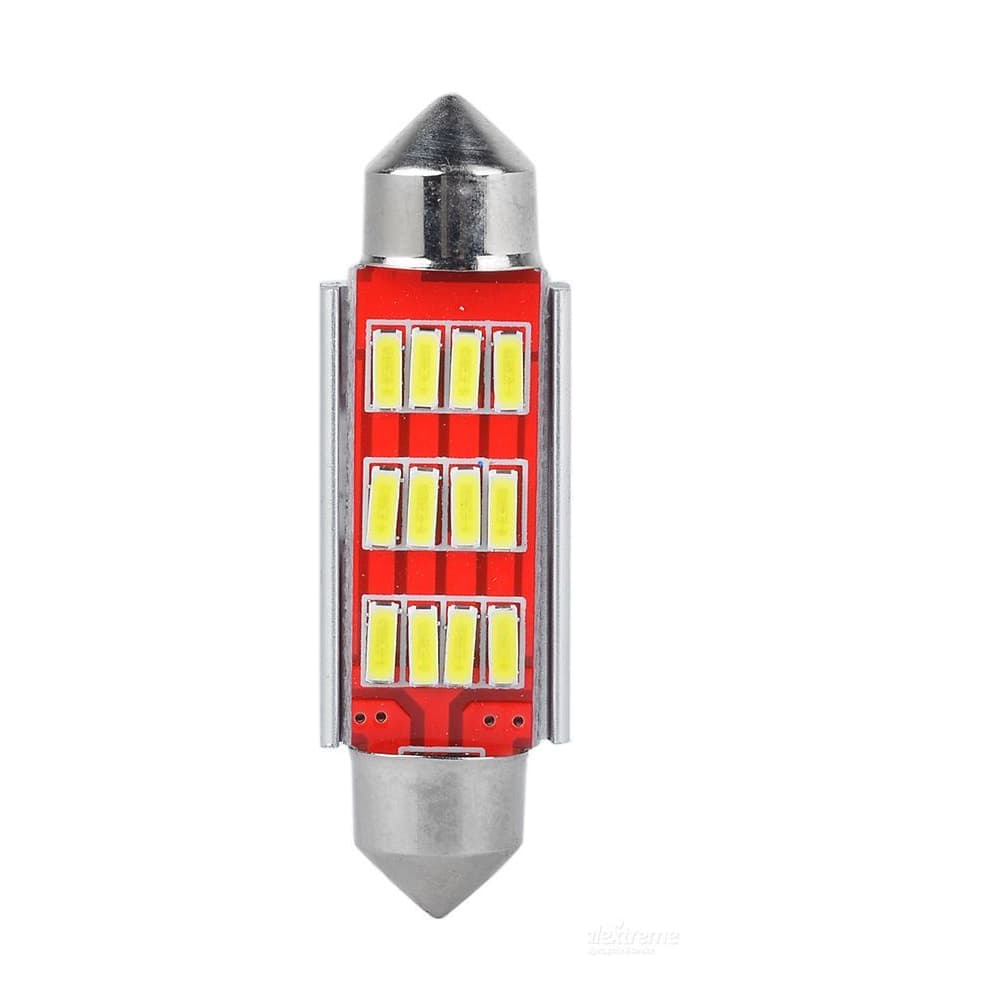 LAMPADA LED TORPEDO TETO TRASEIRO GM ONIX 39MM SUPER BRANCO