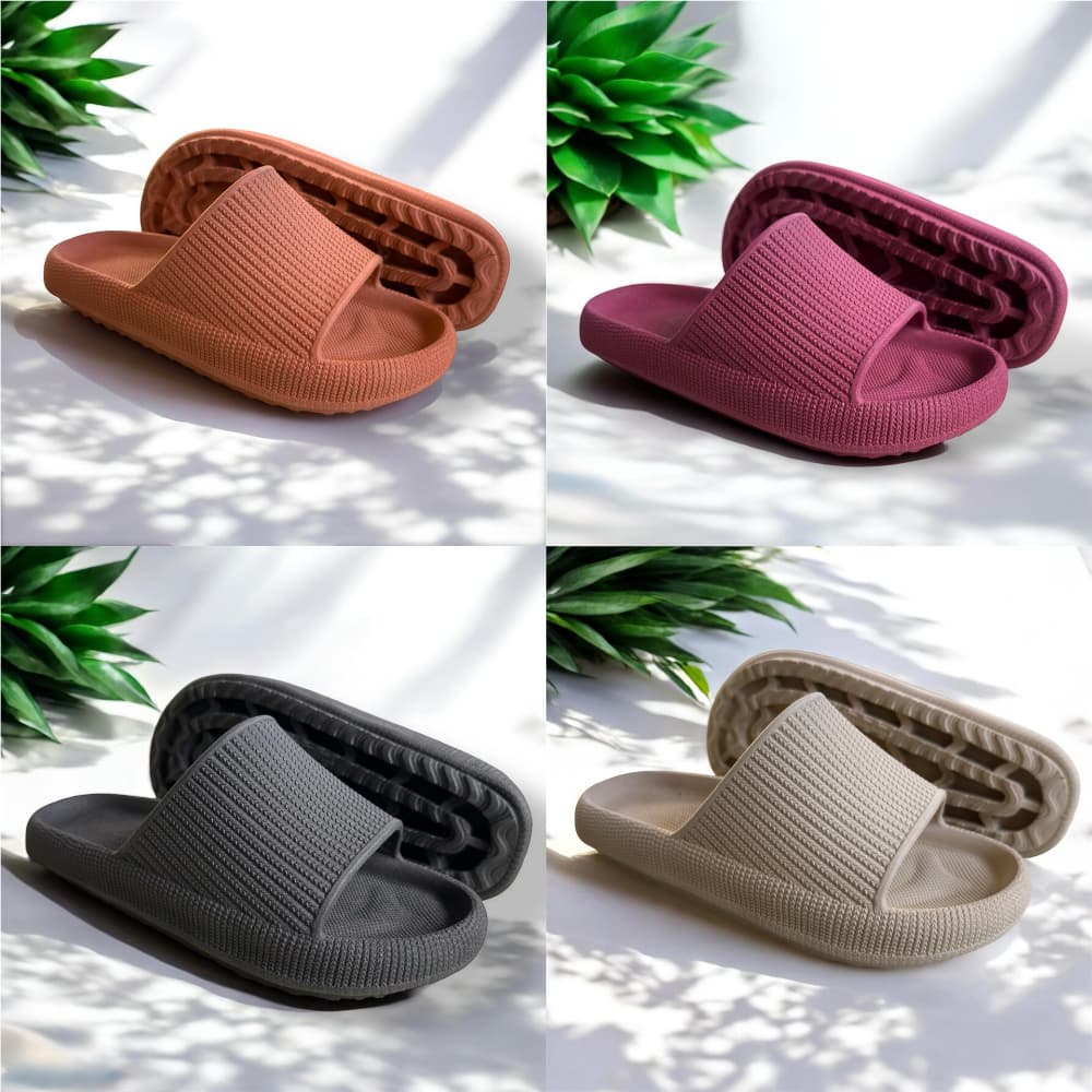 Kit 12 Pares Chinelo Nuvem Feminino Confortável Tendência Barato