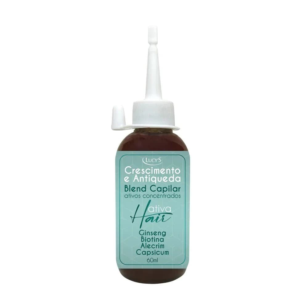 Blend Capilar - Ativa Hair Crescimento e Antiqueda Ativos Concentrados 60ml Lucys