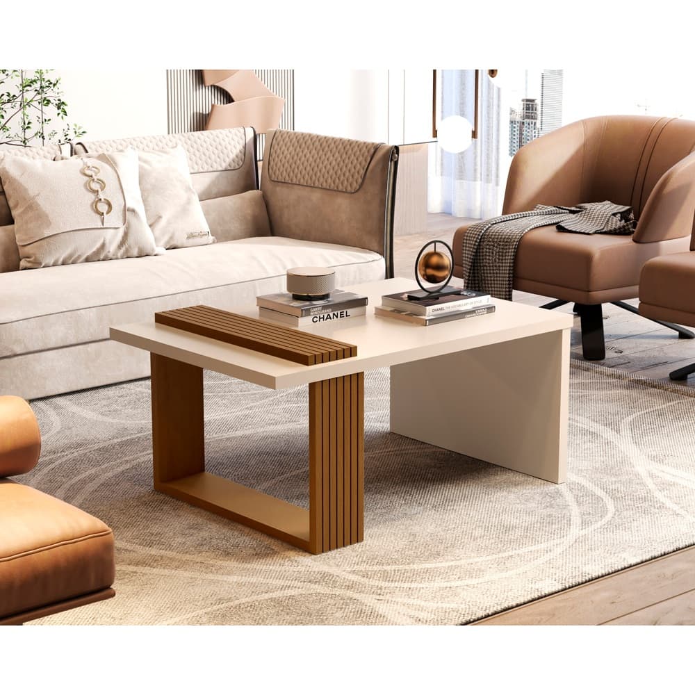 QUEIMA DE ESTOQUE Mesa de Centro Luxo JB 8020 – Design Exclusivo para Sala de Estar