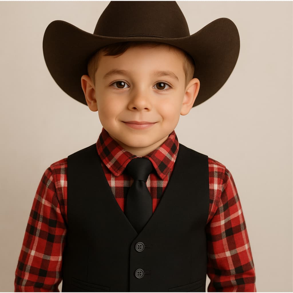 Colete Festa Junina Colete Social Infantil MeninoTecido Oxford Premium com forro Tamanho 2 A 12 Veste de 1 a 10 Anos