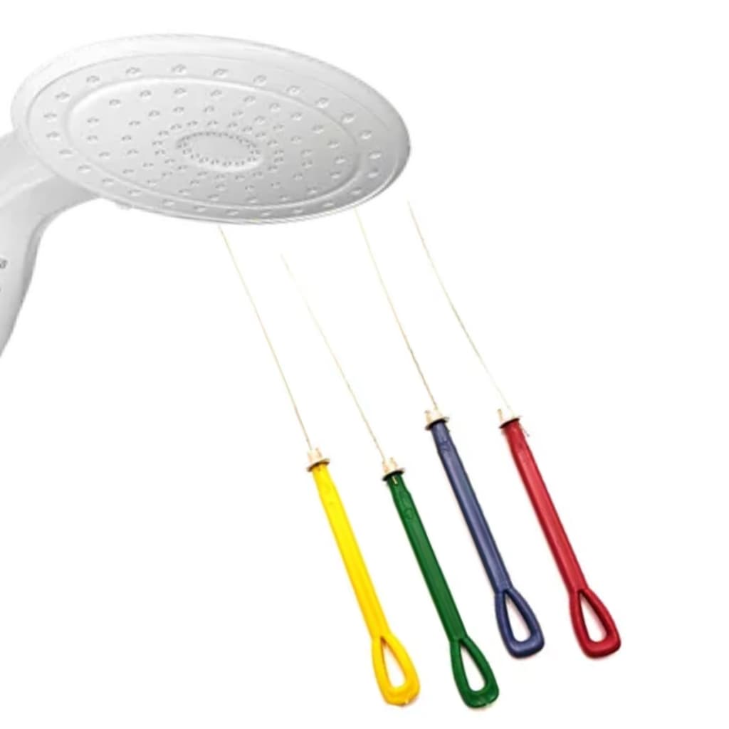 Kit 4/8 Agulhas Grande Para Desentupir Chuveiro Universal Modelos Compatíveis Multiuso
