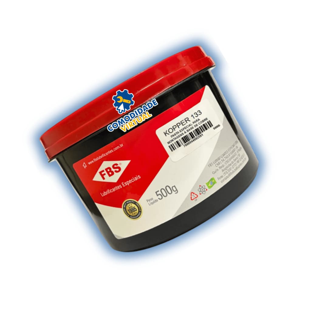 Pasta Cobreada Graxa de Cobre Para Montagem de Parafuso - KOPPER 133 500g