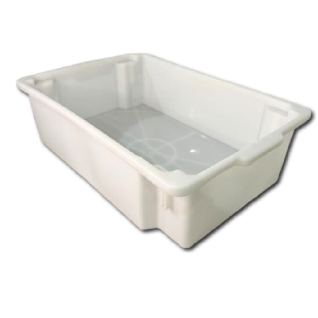 3 / 5  Bandejas Açougue  40L Frigorífica S/ Tampa Branco - JV