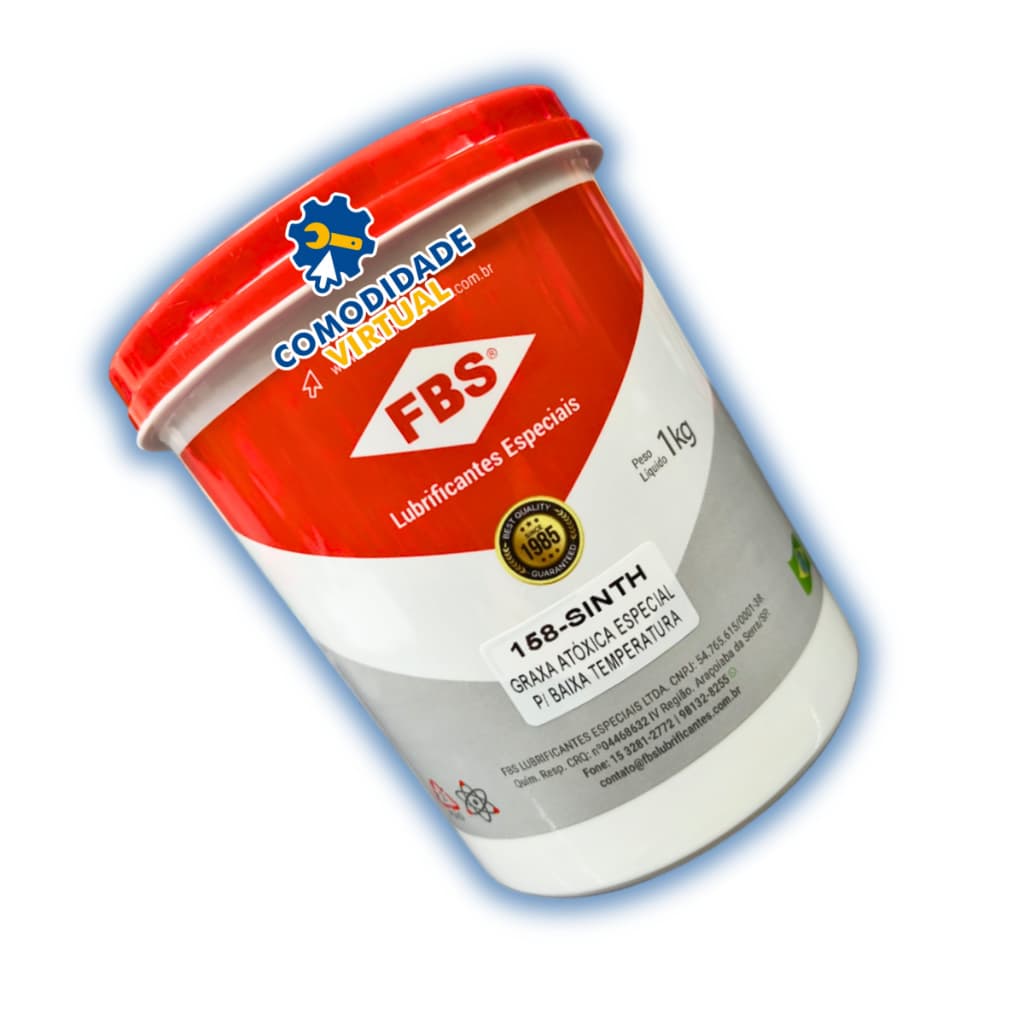 Graxa Branca Atóxica Indústria Alimentícia Para Batedeira Kitchenaid - 158/SINTH 1Kg