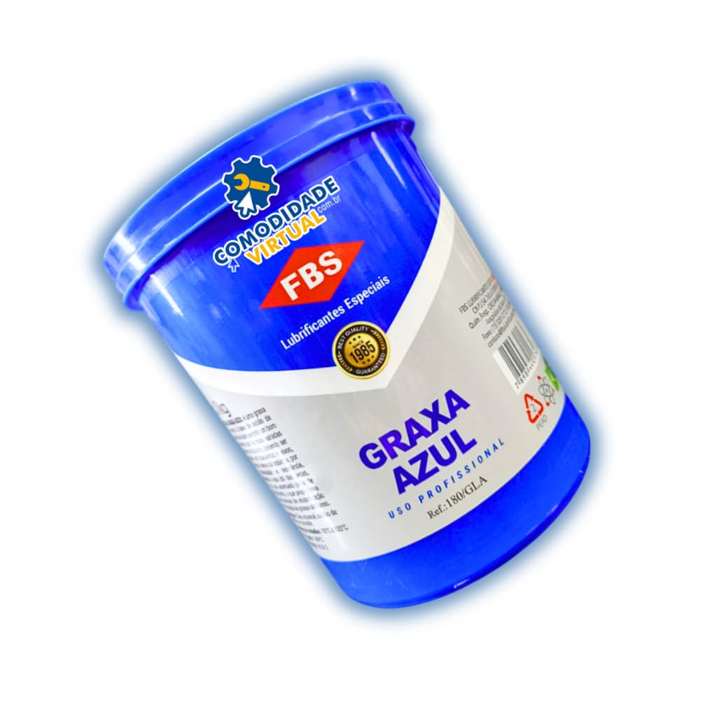 Graxa de Lítio Azul Lubrificante Multiuso - 180/GLA 1Kg