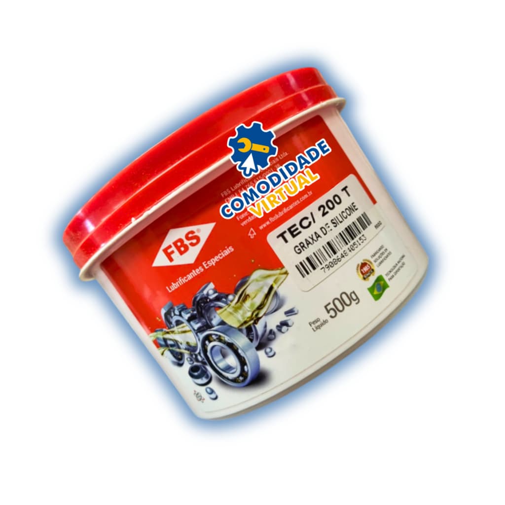 Graxa De Silicone Para Engrenagem Plástica e Metal - Tec-200 T 500g