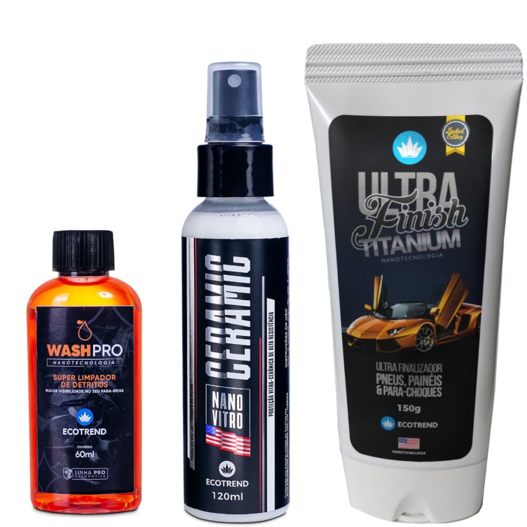 Washpro + Ceramic Nano Vitro + Ultra Finish Finaliz ECOTREND SOUTH AMERICA