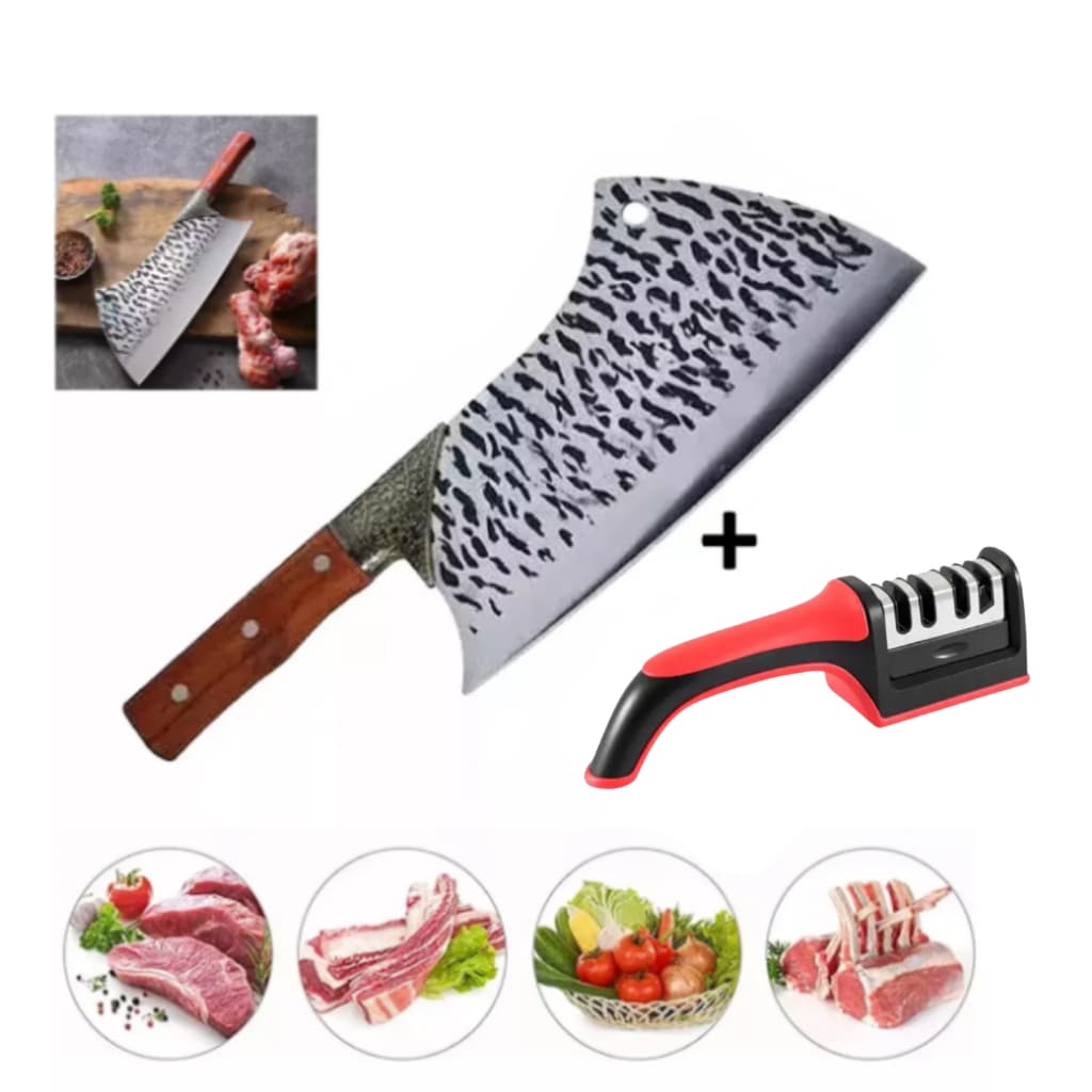 Kit Chef Premium  Cutelo 9 + Afiador 3 em 1