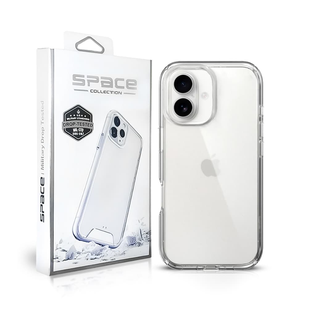 Capa capinha Space transparente anti impacto TPU CASE iPhone 16E Case Anti Impacto