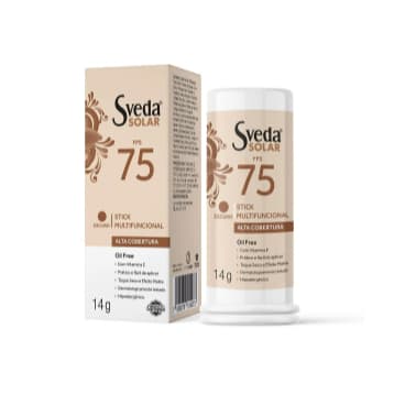 Protetor Solar Sveda Stick Multifuncional NEUTRO S COR Fps75 14g