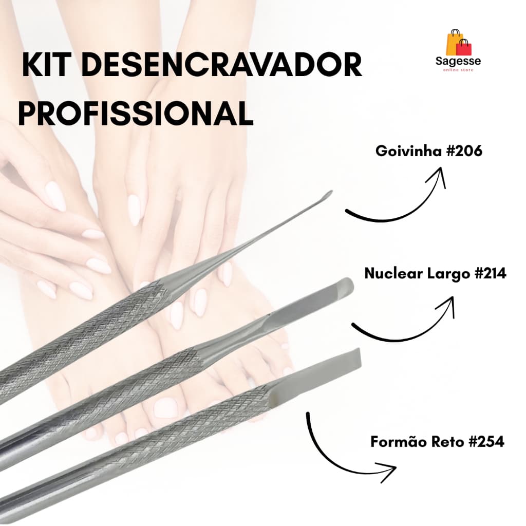 Kit Desencravador - Slim Manicure e Pedicure / Profissional