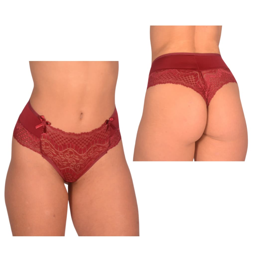 3 Calcinhas De Renda Lindas Tanga Barata Feminina