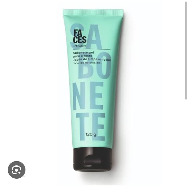 Sabonete Gel de Limpeza Facial Natura Faces 120g