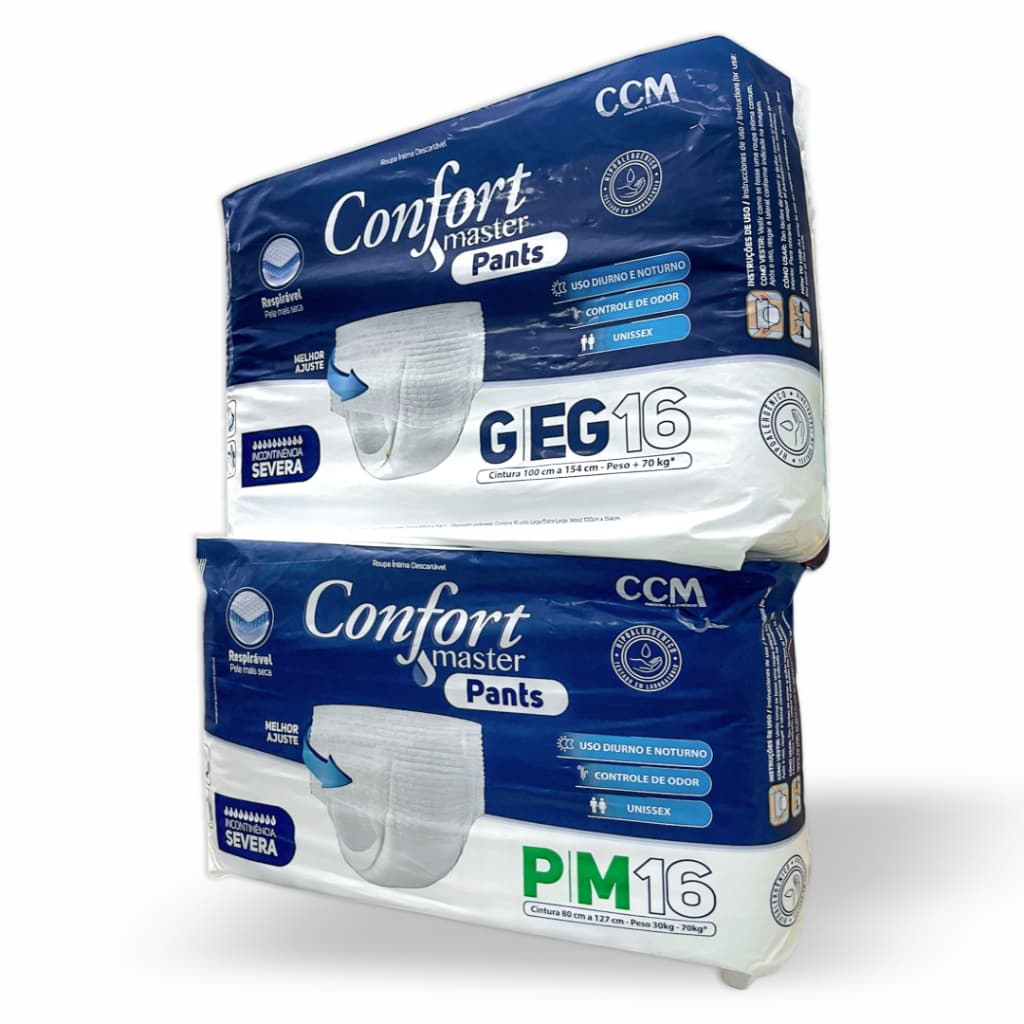 FRALDA GERIATRICA CONFORT MASTER PANTS JUMBO C/16