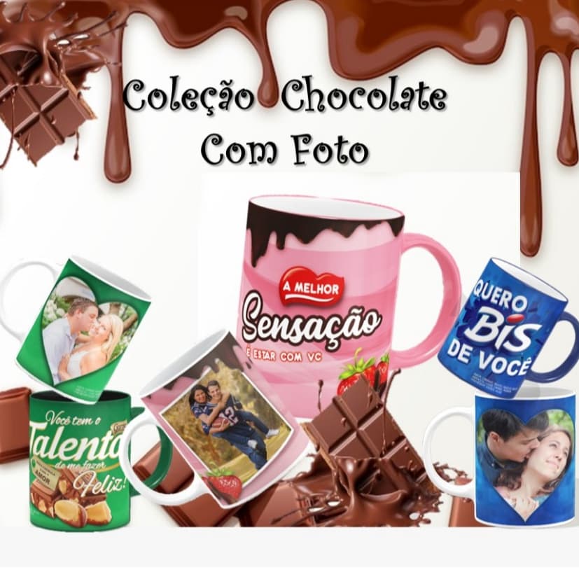 Caneca Personalizada Porcelana Tema Chocolate Coelhinho Páscoa  Namorados  Nome Foto Presente