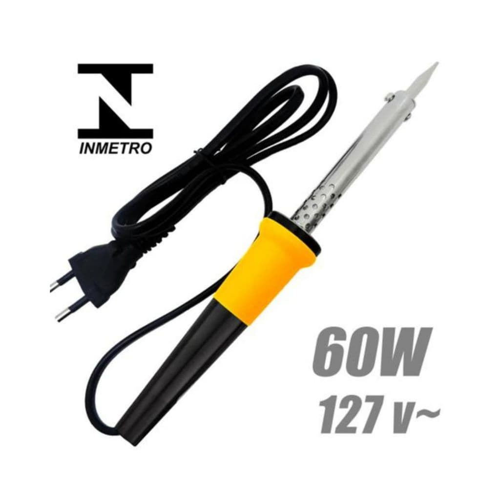 Ferro de Solda Elétrico 60W 110V- Alta Precisão e Desempenho para Seus Projetos!